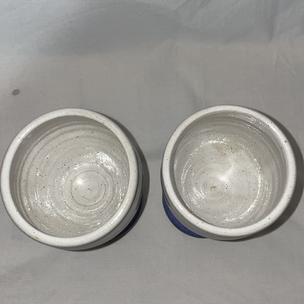 2 handmade ceramic goblets - Picture 4 of 7